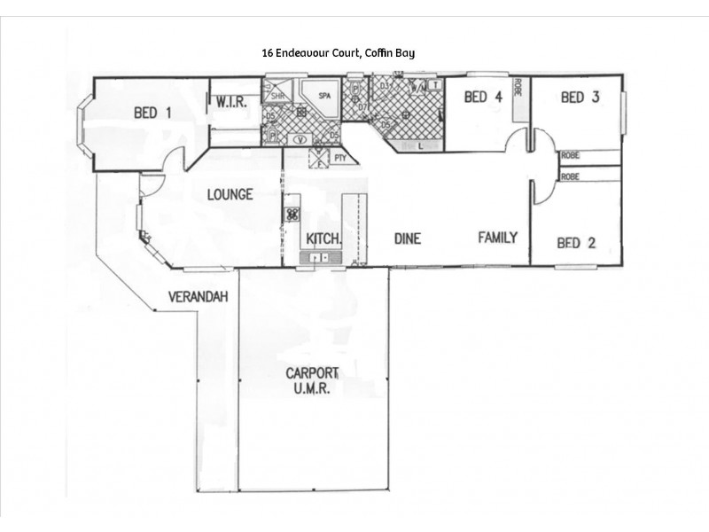 16 Endeavour Court, Coffin Bay SA 5607 Floorplan