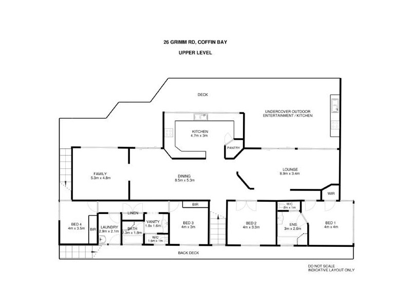 26 Grimm Road, Coffin Bay SA 5607 Floorplan