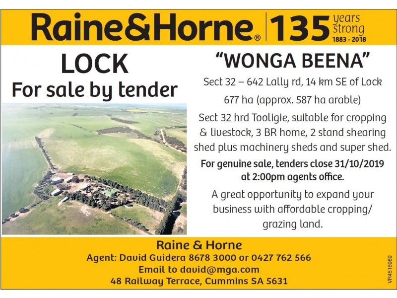 642 Lally Road, Lock SA 5633