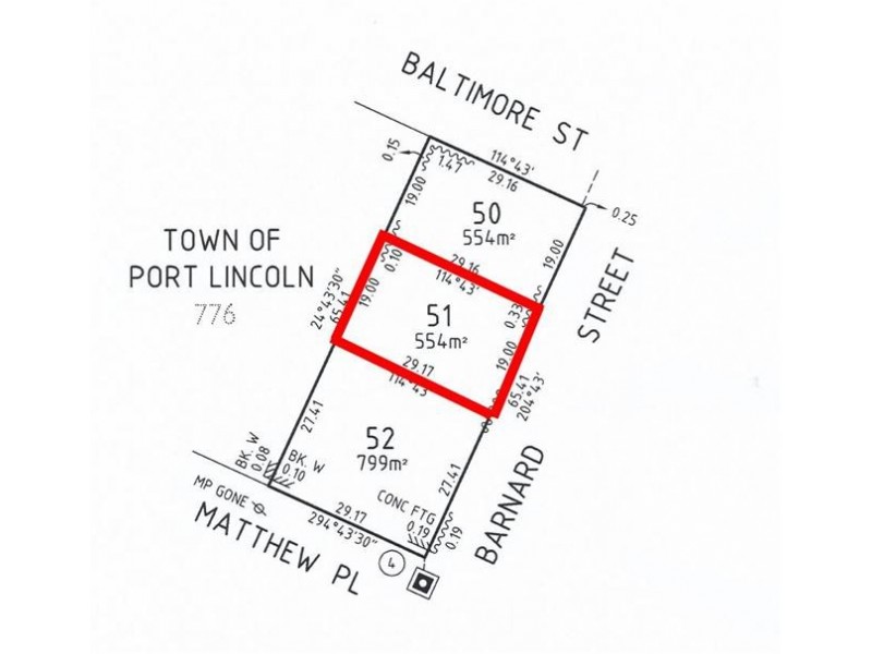 Lot 51 Barnard Street, Port Lincoln SA 5606
