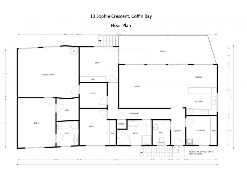 13 Sophie Crescent, Coffin Bay SA 5607 Floorplan