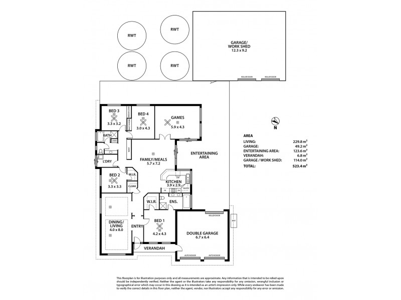 4 McDonald Street, Milang SA 5256 Floorplan