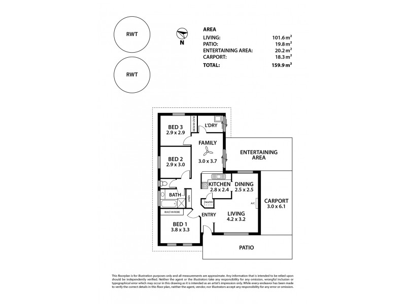 26 Berry Smith Drive, Strathalbyn SA 5255 Floorplan