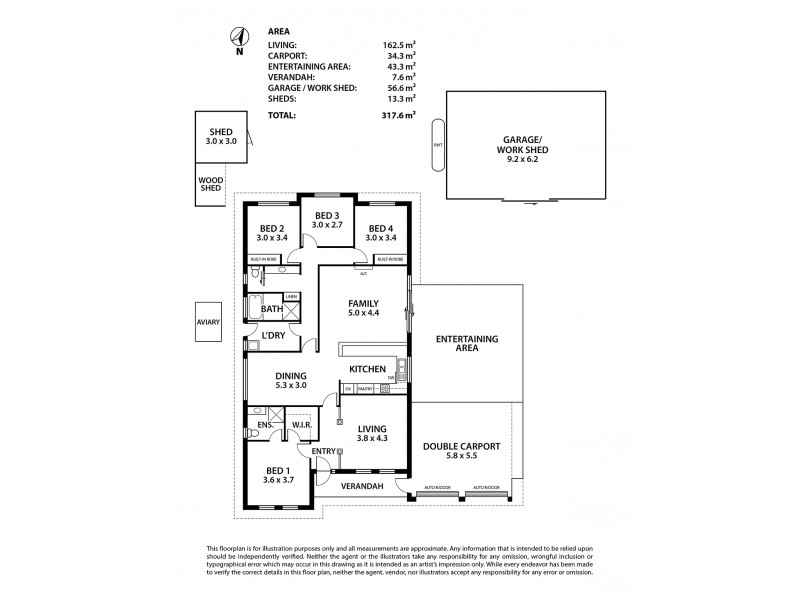 16 Strathmont Drive, Strathalbyn SA 5255 Floorplan