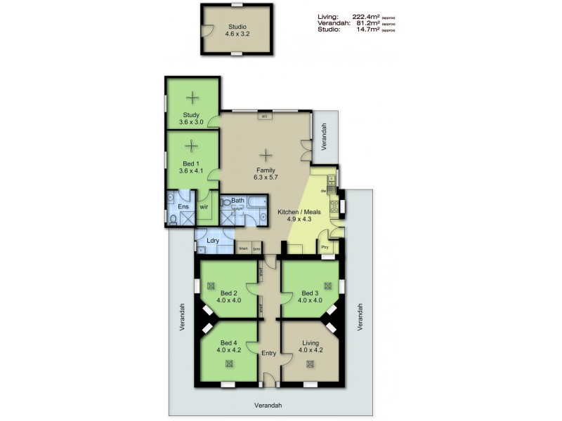 25 Callington Road, Strathalbyn SA 5255 Floorplan