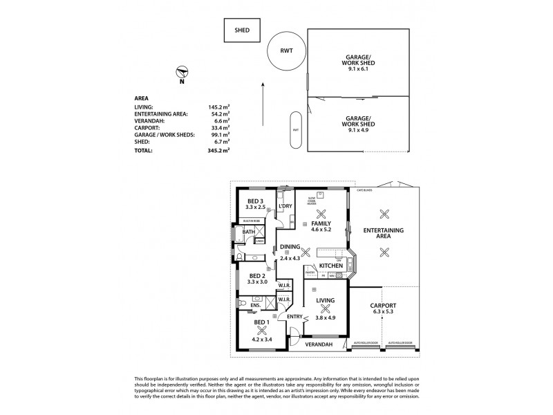 12 Montrose Avenue, Strathalbyn SA 5255 Floorplan