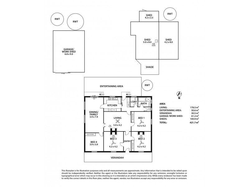 38 Sandergrove Road, Strathalbyn SA 5255 Floorplan