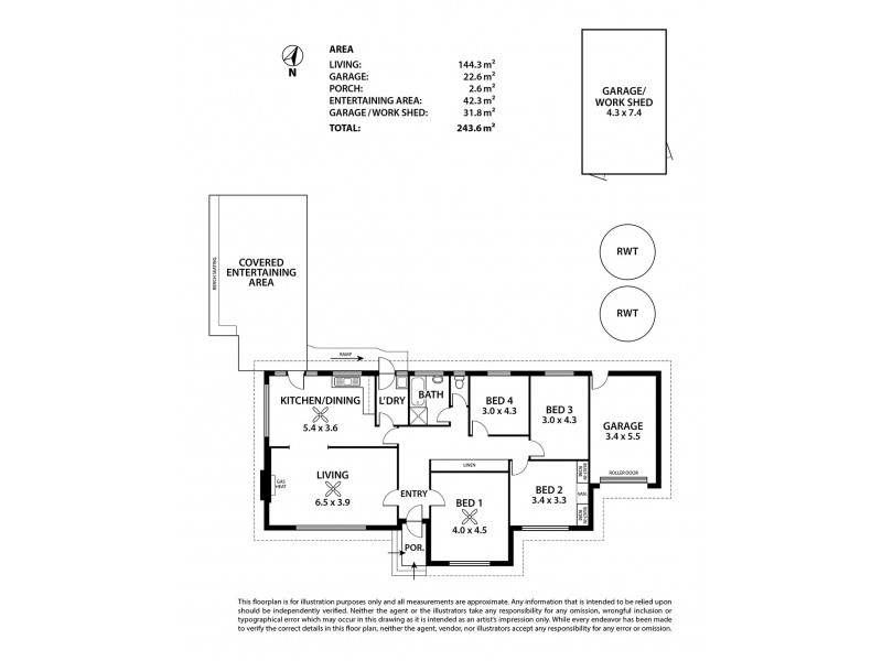 22 Marchant Road, Strathalbyn SA 5255 Floorplan