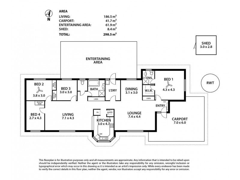 6 Jane Hamilton Road, Strathalbyn SA 5255 Floorplan