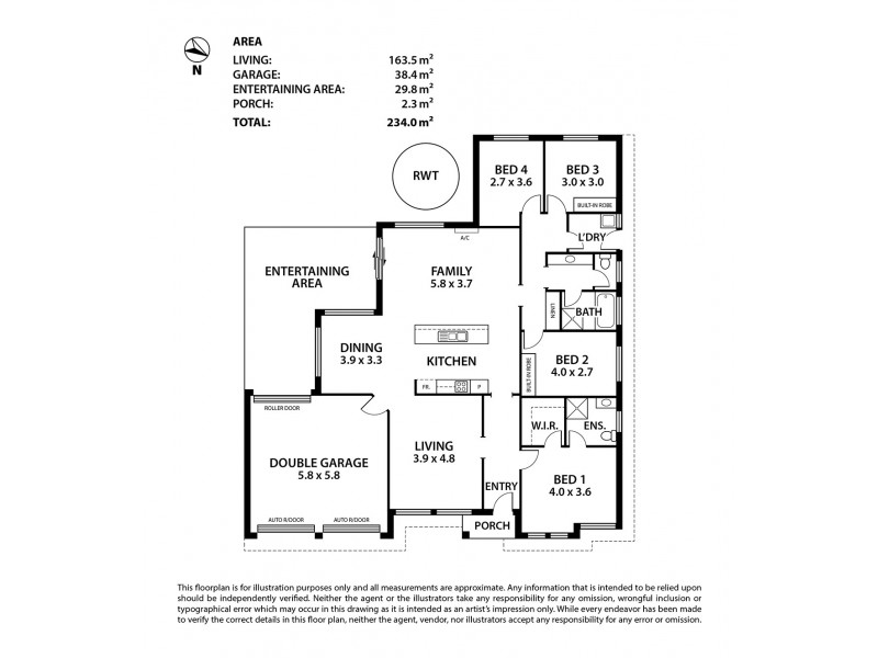 24 Field Drive, Strathalbyn SA 5255 Floorplan