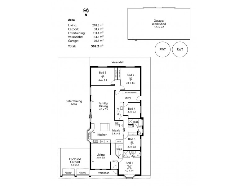 153 Nine Mile Road, Strathalbyn SA 5255 Floorplan