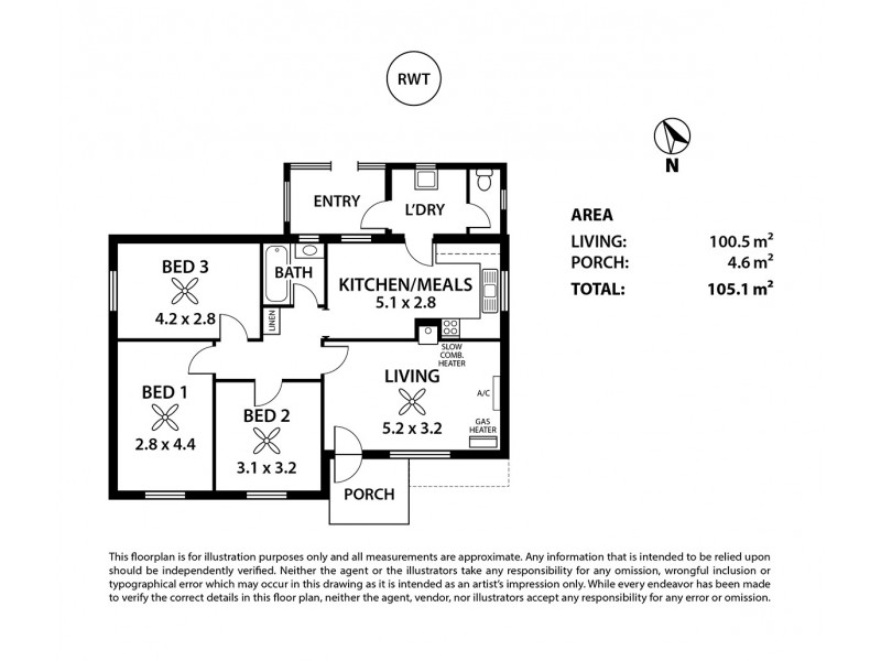 16 Parker Avenue, Strathalbyn SA 5255 Floorplan