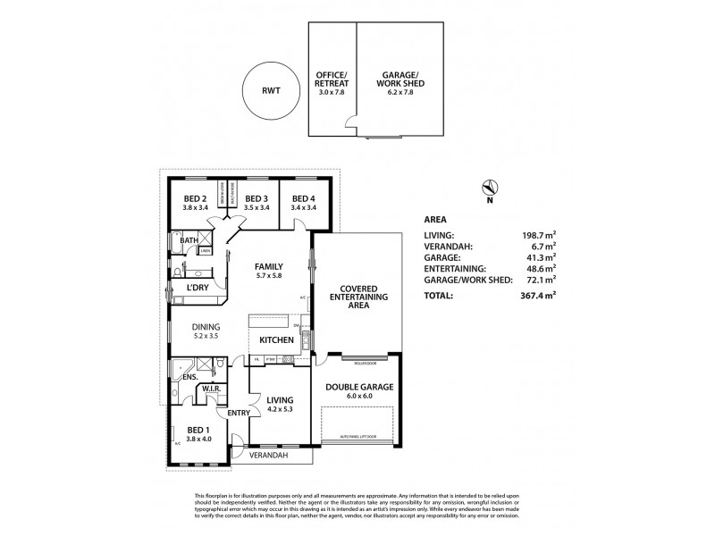 20 Glenalbyn Close, Strathalbyn SA 5255 Floorplan