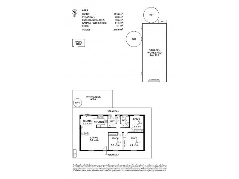 28 Stephens Avenue, Strathalbyn SA 5255 Floorplan