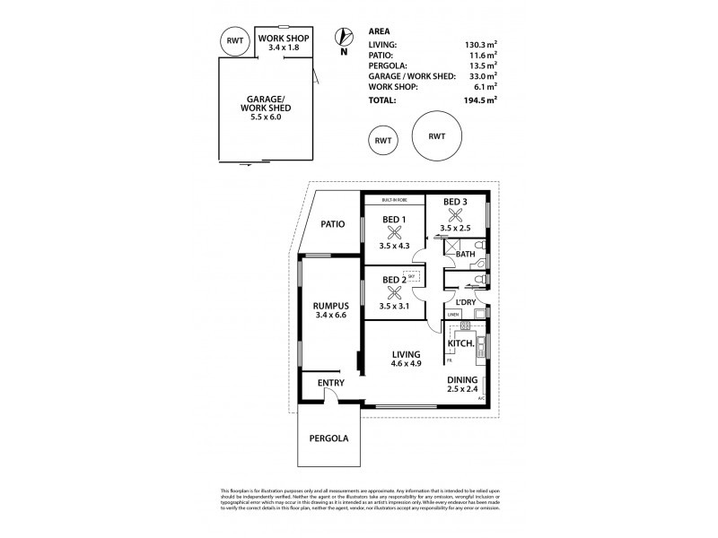 41 Marchant Road, Strathalbyn SA 5255 Floorplan