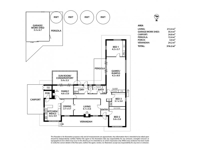 18 East Terrace, Strathalbyn SA 5255 Floorplan