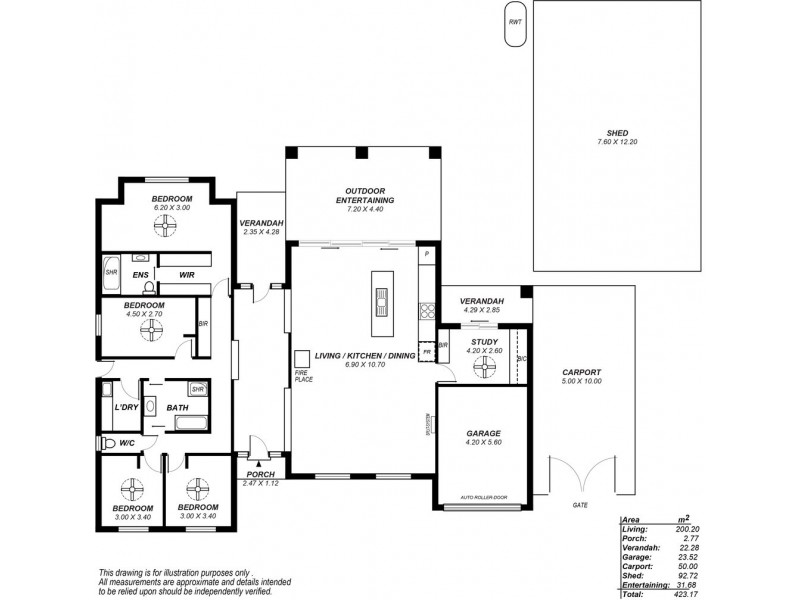 8 McRae Court, Strathalbyn SA 5255 Floorplan