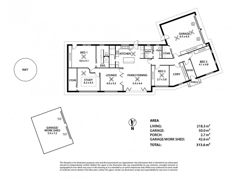 15 Bateman Street, Strathalbyn SA 5255 Floorplan