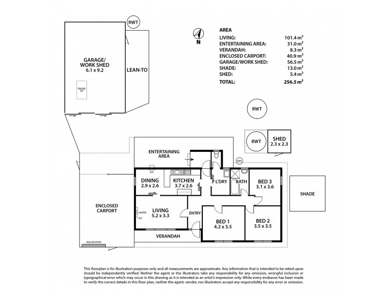 39 Ashbourne Road, Strathalbyn SA 5255 Floorplan