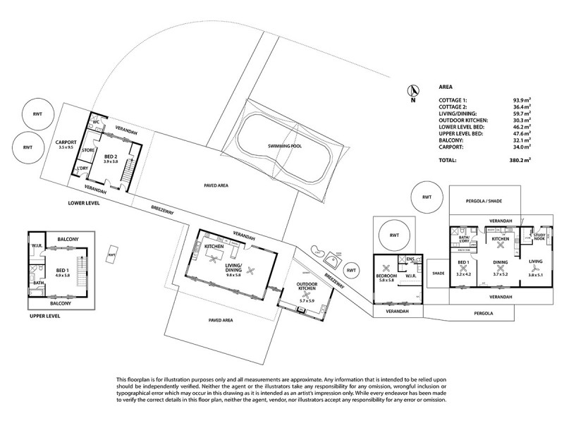 44 Glengrove Road, Finniss SA 5255 Floorplan