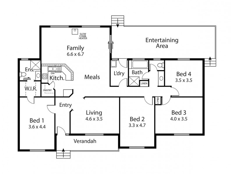 1324 Bull Creek Road, Ashbourne SA 5157 Floorplan