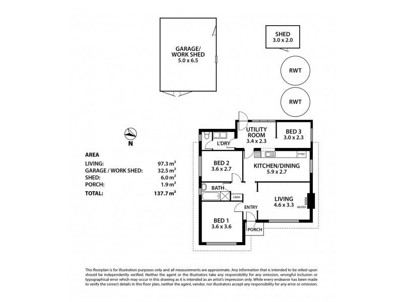 15 Milnes Road, Strathalbyn SA 5255 Floorplan