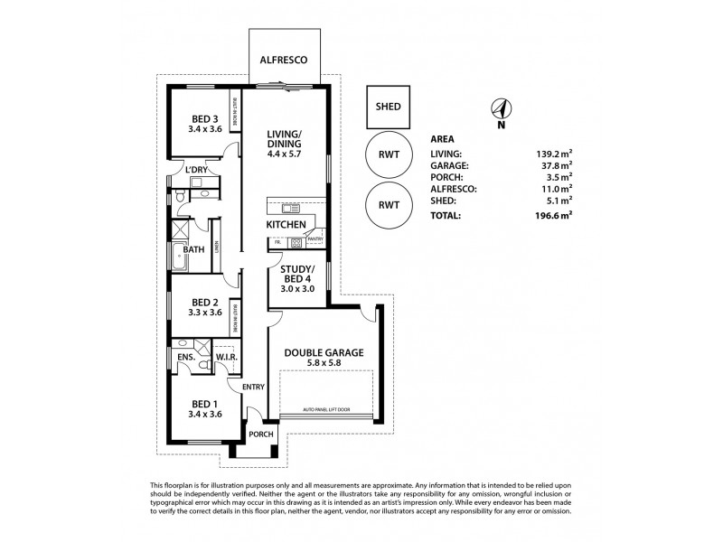 4 Matthews Street, Strathalbyn SA 5255 Floorplan
