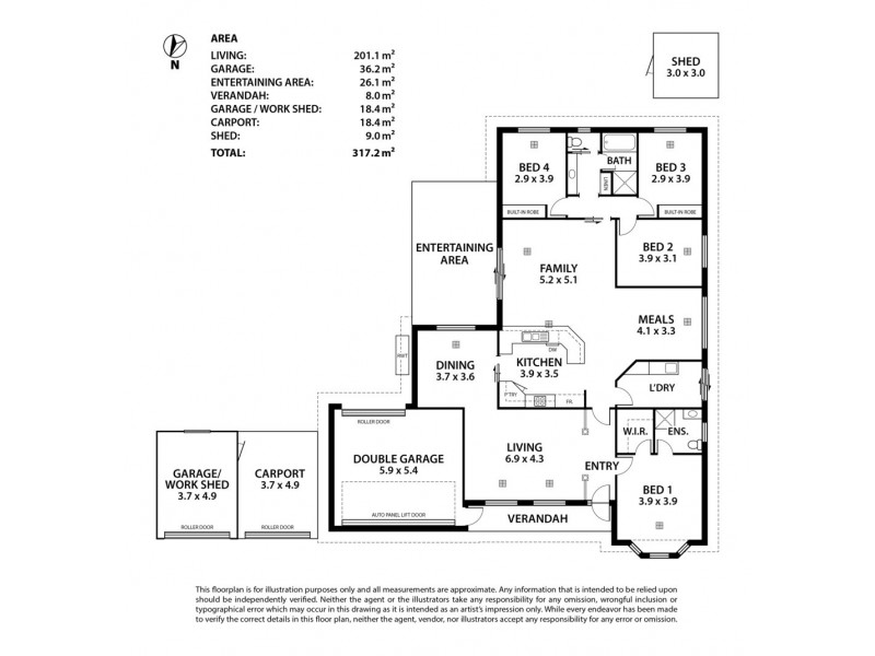 13 Strathford Way, Strathalbyn SA 5255 Floorplan