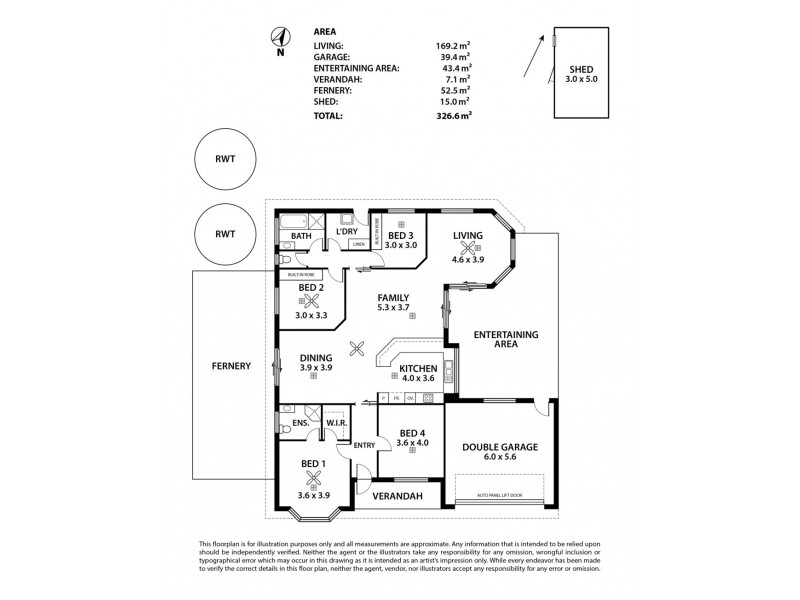 61 Ashbourne Road, Strathalbyn SA 5255 Floorplan