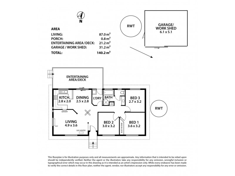 7 Watson Sreet, Milang SA 5256 Floorplan