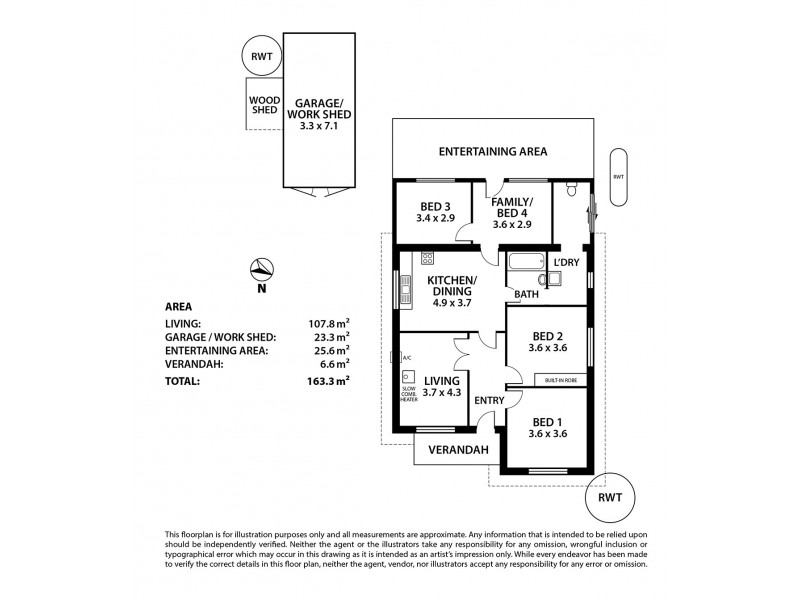 3 Fennell Street, Strathalbyn SA 5255 Floorplan