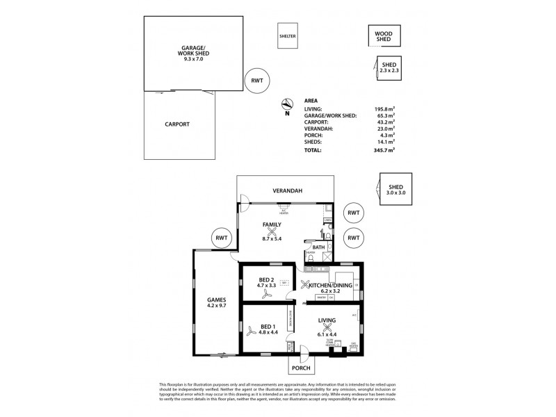 4 Lang Street, Milang SA 5256 Floorplan