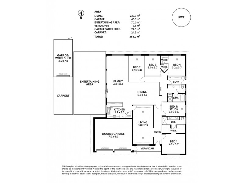 10 Wick Way, Strathalbyn SA 5255 Floorplan