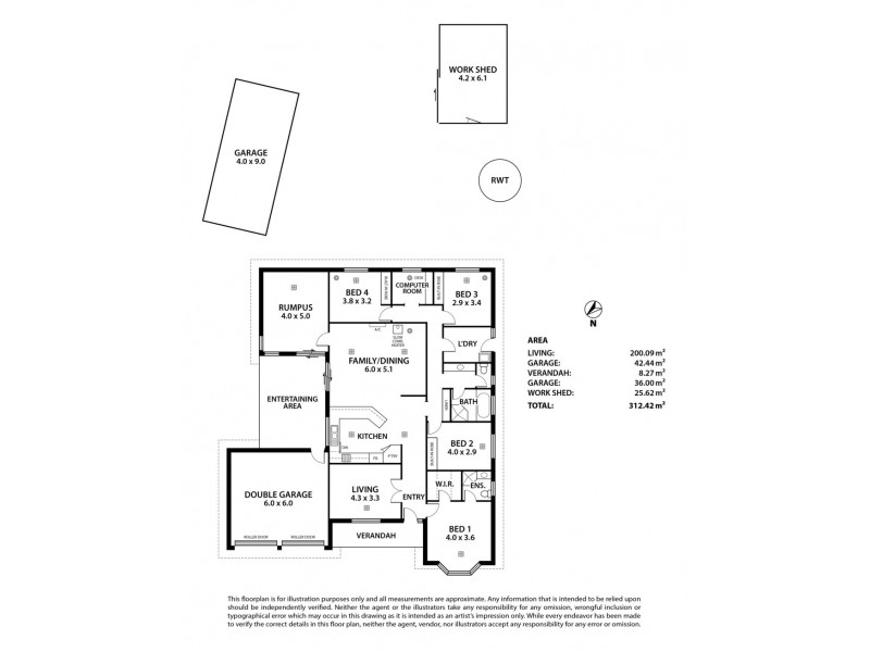 2 Shone Court, Strathalbyn SA 5255 Floorplan