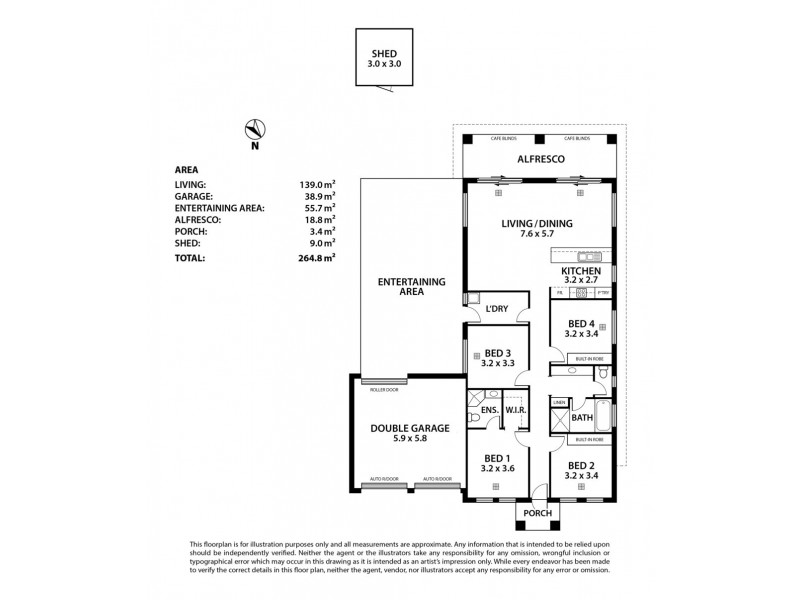 4 Glenalbyn Close, Strathalbyn SA 5255 Floorplan