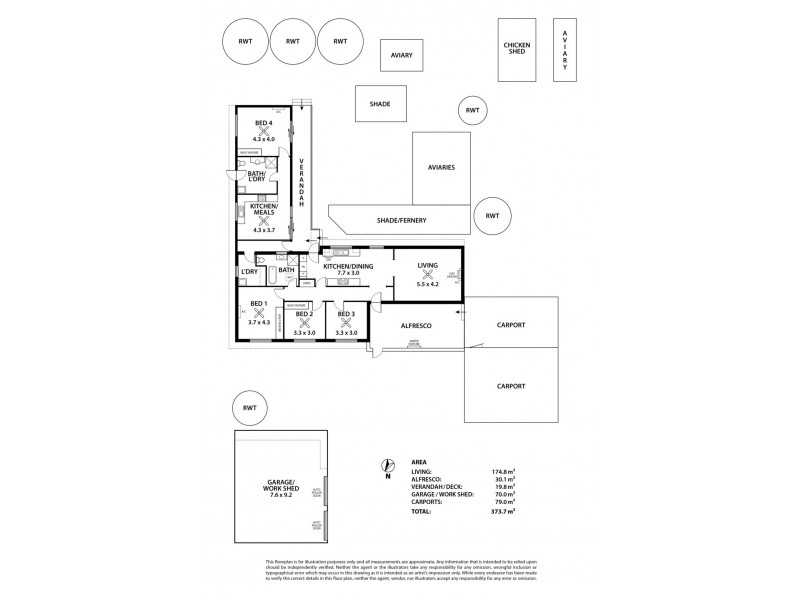 12 Avenue Road, Strathalbyn SA 5255 Floorplan