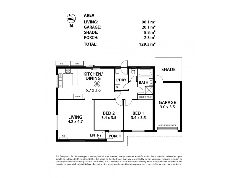 1/29 Murray Street, Strathalbyn SA 5255 Floorplan
