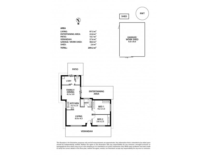 16 Stephens Avenue, Strathalbyn SA 5255 Floorplan