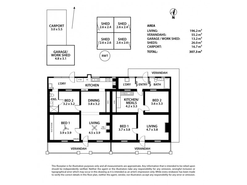 1 Swale Street, Strathalbyn SA 5255 Floorplan