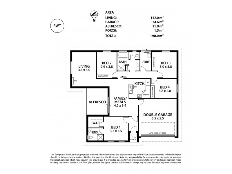 23 St Andrews Drive, Strathalbyn SA 5255 Floorplan