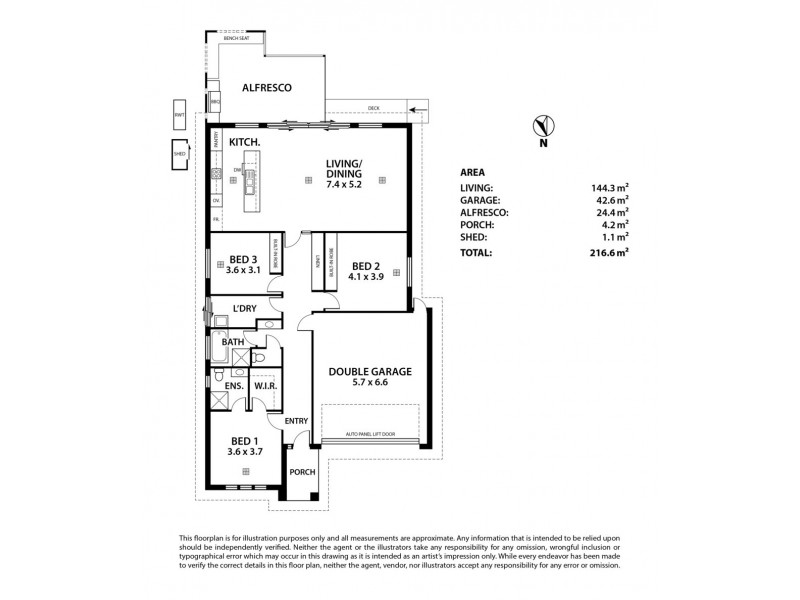 14 Jarrett Street, Strathalbyn SA 5255 Floorplan