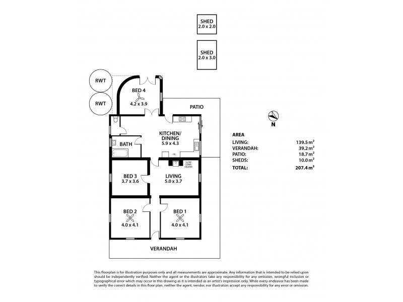 10 Bulkeley Street, Milang SA 5256 Floorplan