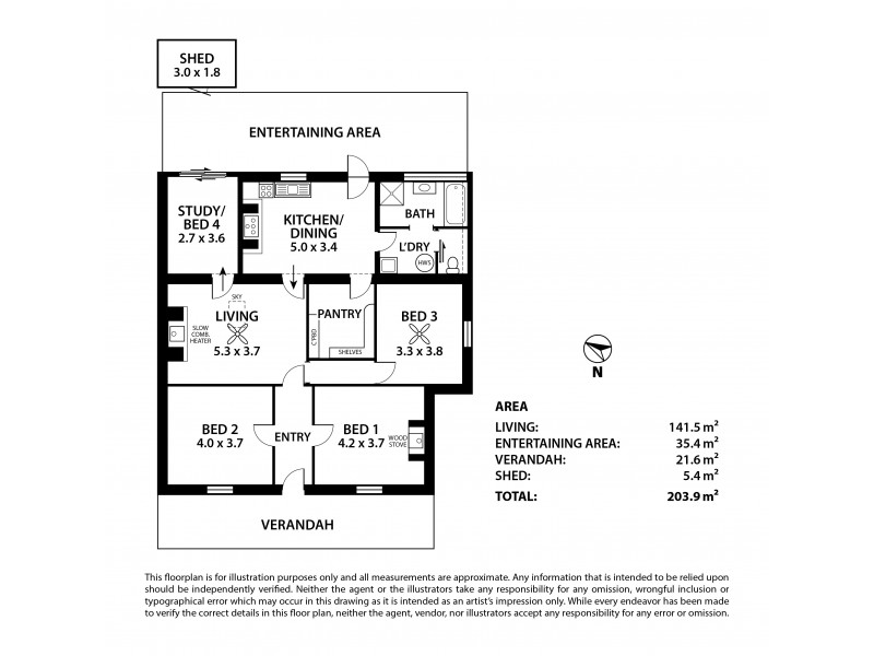 5 Catherine Street, Strathalbyn SA 5255 Floorplan