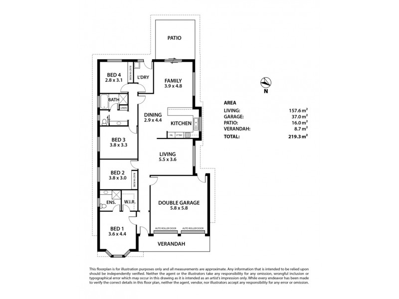 15 Catt Drive, Strathalbyn SA 5255 Floorplan