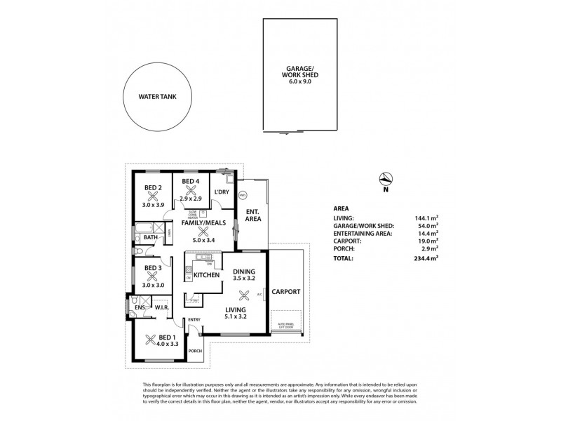 11 Parker Avenue, Strathalbyn SA 5255 Floorplan