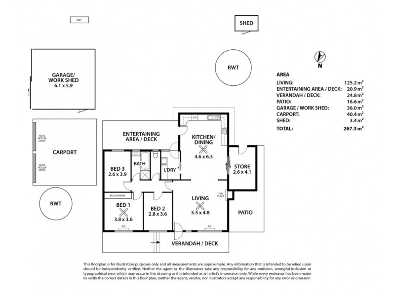32 Ashbourne Road, Strathalbyn SA 5255 Floorplan