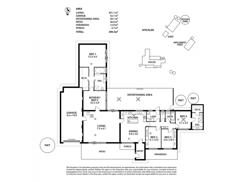 21 Main Road, Finniss SA 5255 Floorplan