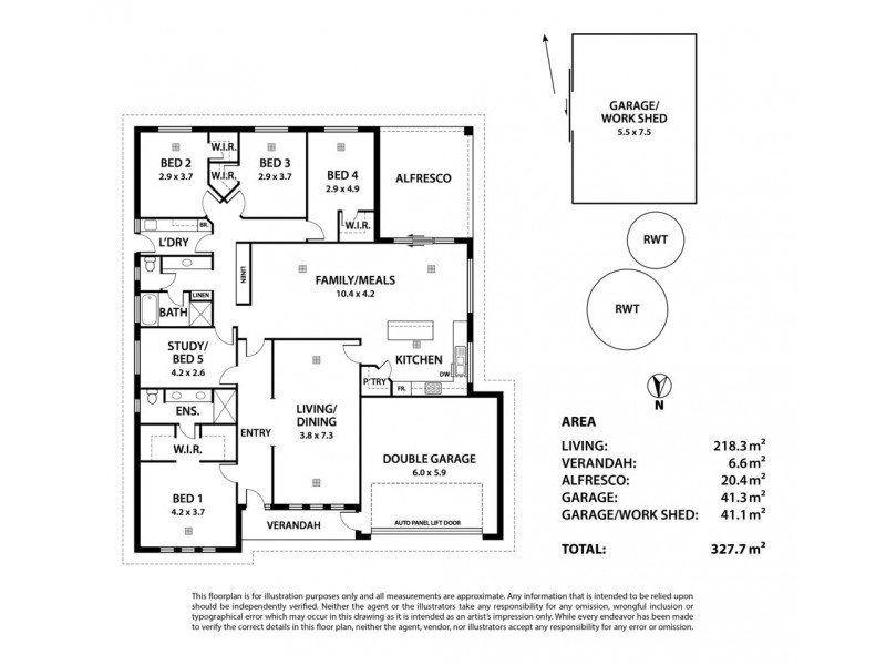 103 Cross Drive, Woodchester SA 5255 Floorplan