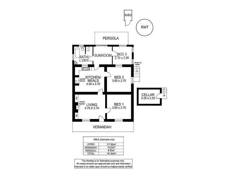 6 Murray Street, Strathalbyn SA 5255 Floorplan
