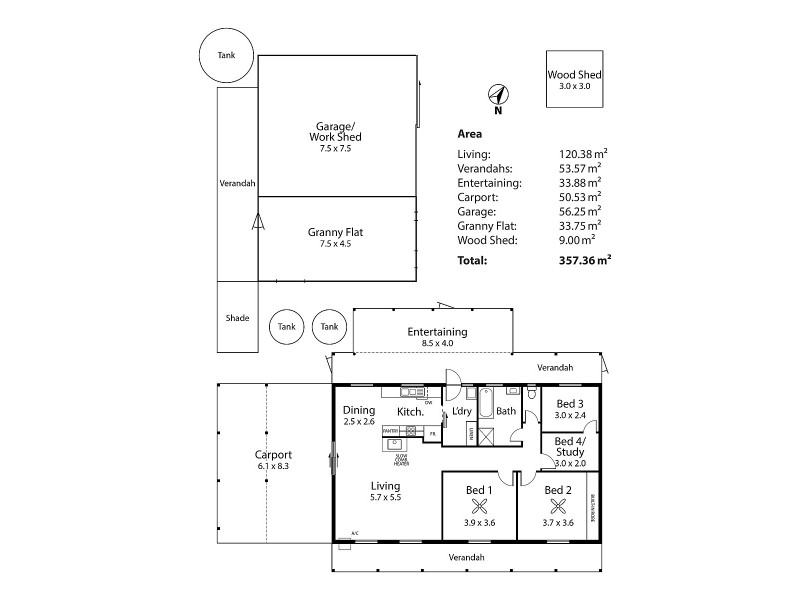 21 Naturi Street, Milang SA 5256 Floorplan